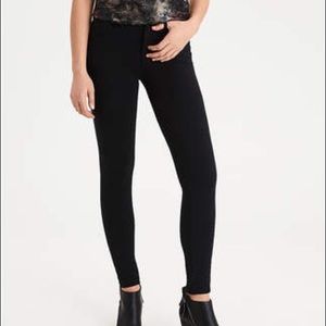 Black 00 hi-rise jegging American Eagle Outfitters